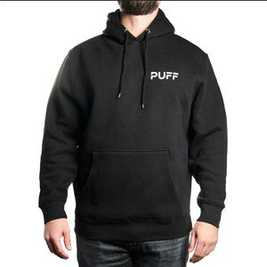 NWOT Puff Premium Hoodie, Unisex, size Large, black